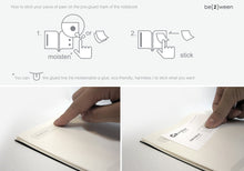 Load image into Gallery viewer, Glued Notebook & pad Set (4-pack, black & gray)