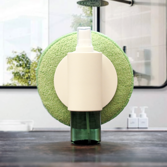 Streamline Cleaning Mirror with Microfiber Pad-Spray-Handle