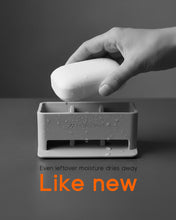 Load image into Gallery viewer, Slanted soap dish with self-draining &amp; drying
