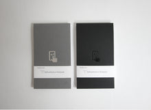 Load image into Gallery viewer, Glued Notebook &amp; pad Set (4-pack, black &amp; gray)
