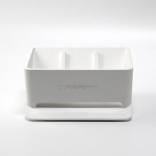Load image into Gallery viewer, 2pack of Soap mate, Slanted soap dish with self-draining &amp; drying, [Cool white]

