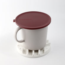 Load image into Gallery viewer, [2pack of Mug mate] Multi-purpose silicone lid &amp; coaster (Red)
