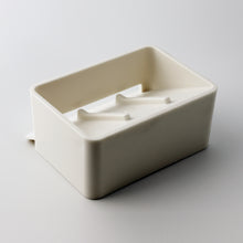 Load image into Gallery viewer, Soap mate, Slanted soap dish with self-draining &amp; drying, [Warm white]
